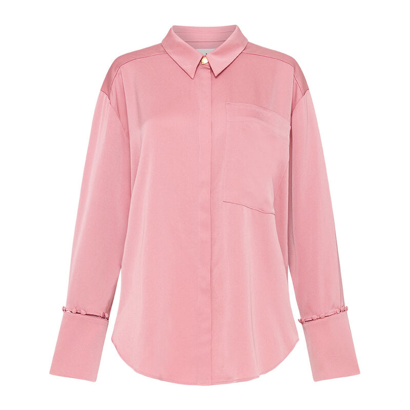 Aje Riddle Buttoned Crepe Shirt image number 2